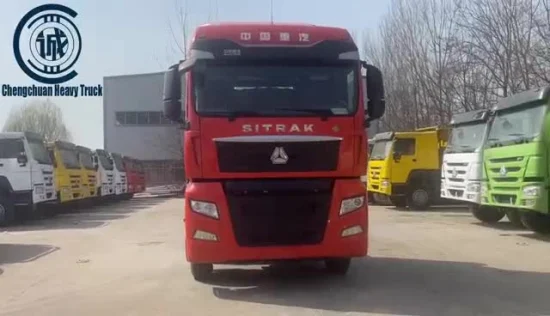 China 2017/2018/2019 Ano usado 430HP /440 HP Sinotruk HOWO Sitrak T7h Cabeça de caminhão trator GNV 6X4 Caminhões trator GNV Euro 5 usados