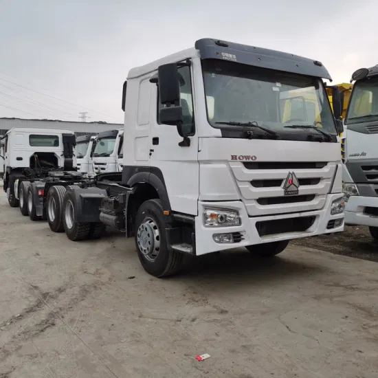 Sinotruk HOWO 6X4 375HP cabine longa bom estado caminhão trator para venda